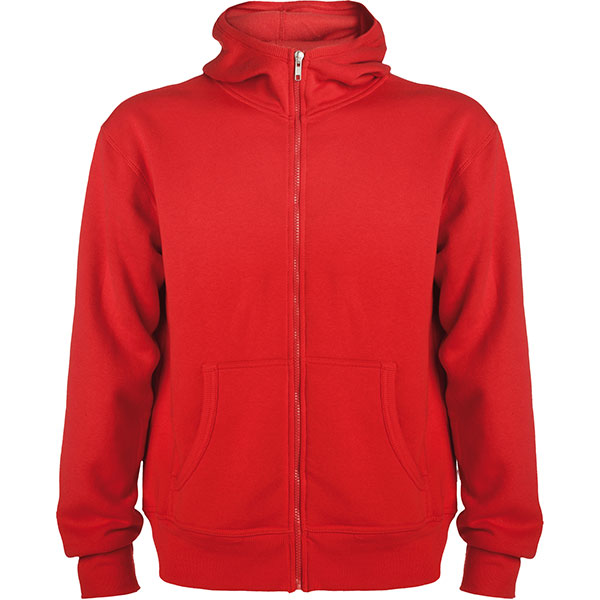 Chaqueta con capucha Roja